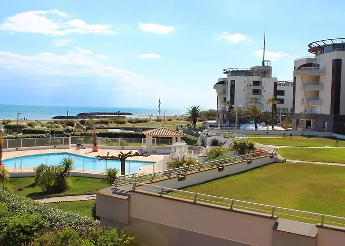 Spacieux T3 Avec Vue Mer, Avec Piscine - Fr-1-607-101 阿格德